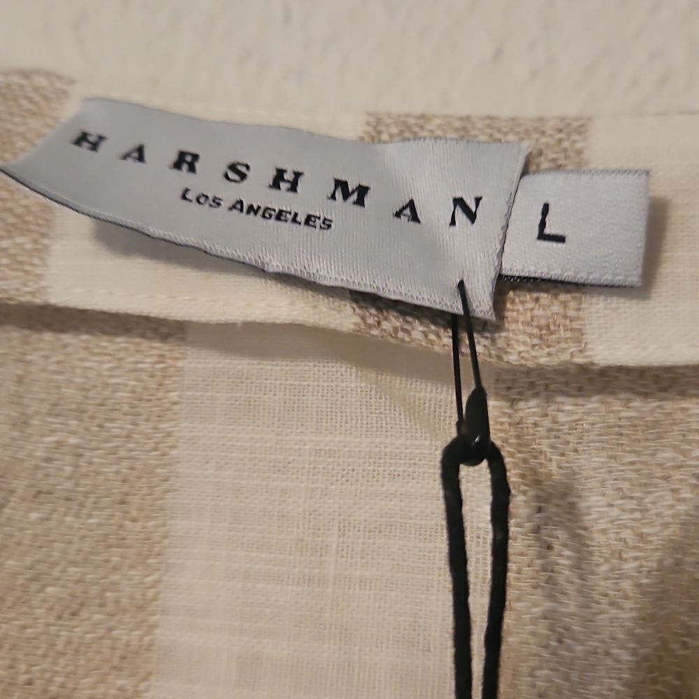 HARSHMAN LINEN LUNA DRESS SIZE L - Picture 2 of 8